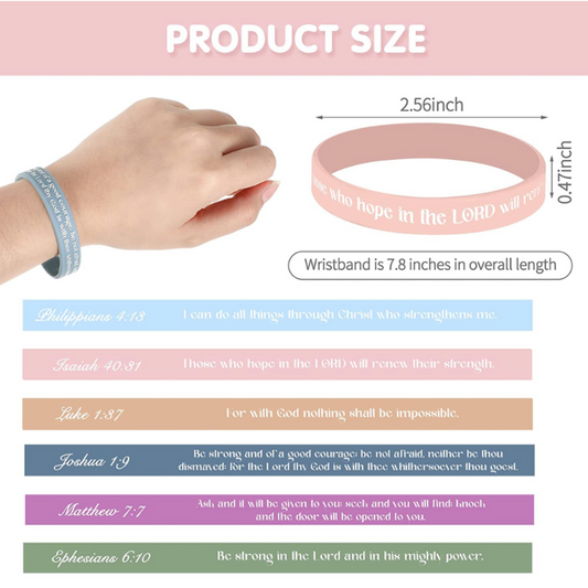 Silicon Bracelets Pastels