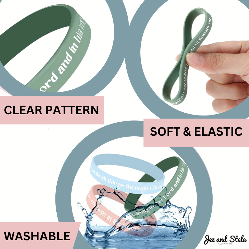 Silicon Bracelets Pastels