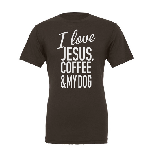 I Love... (Jez Edition)-Choco. Brown Fine Jersey T-shirt