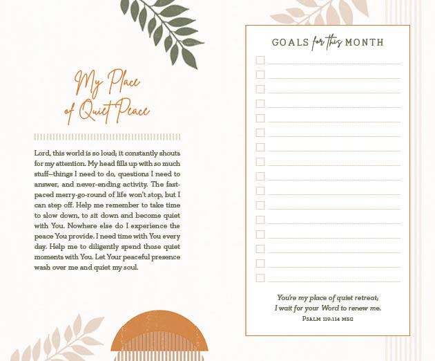 2025 Planner Pause and Pray