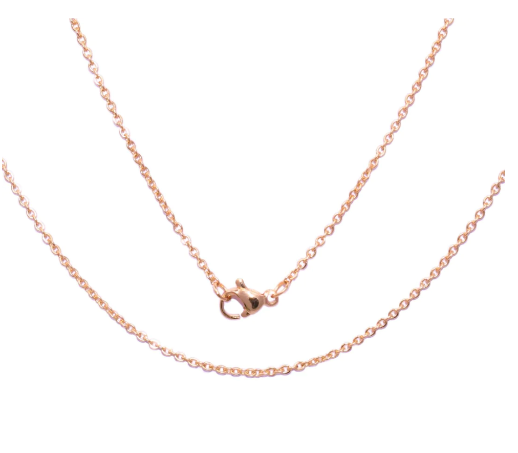 Hope- Rose Gold Necklace With Verse Tag