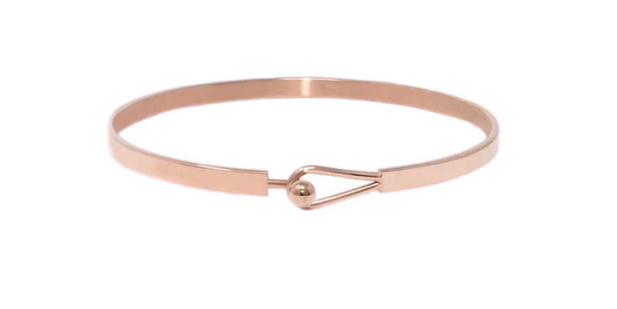 Be Still- Rose Thin Hook Bracelet