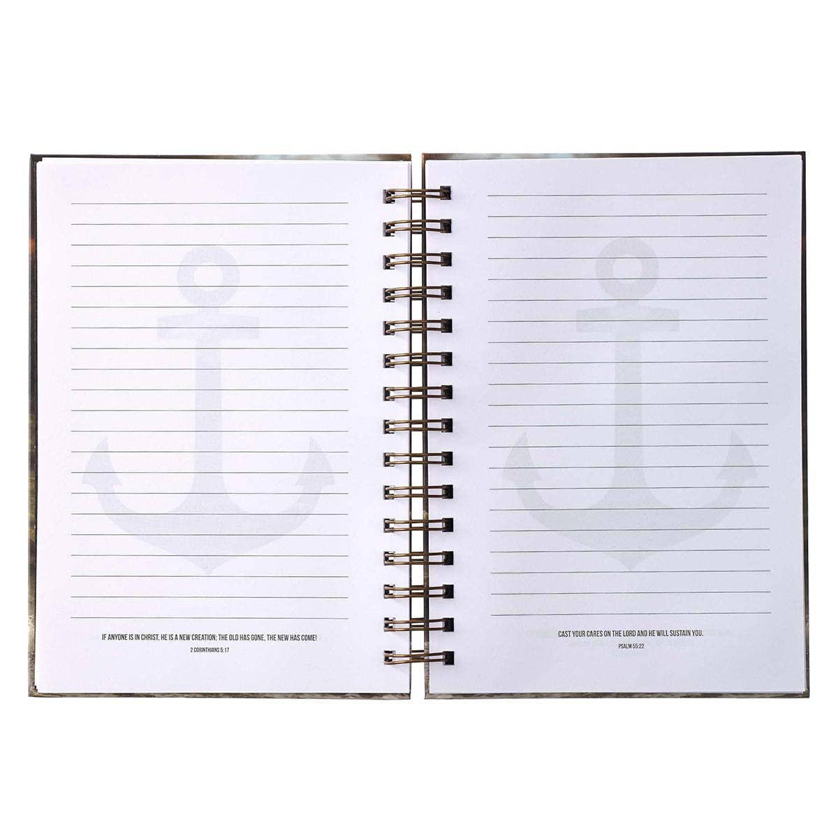 Journal Wirebound Ocean Anchor for The Soul Heb. 6:19