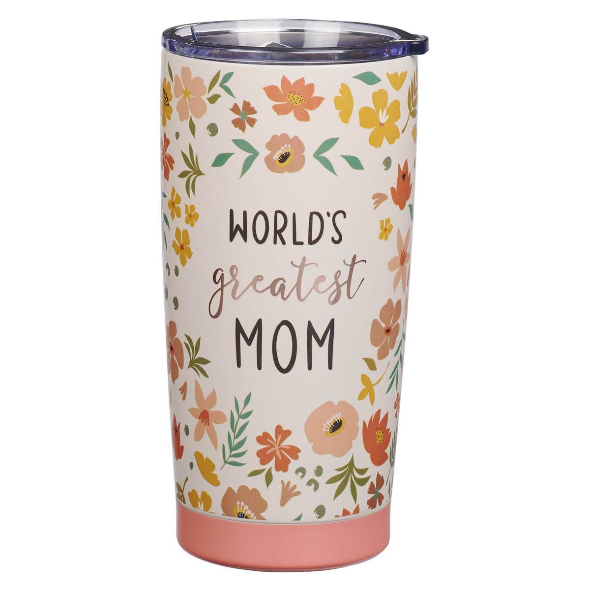 Tumbler SS Floral World's Greatest Mom