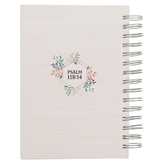 My Strength and My Song Wirebound Journal - Psalm 118:14