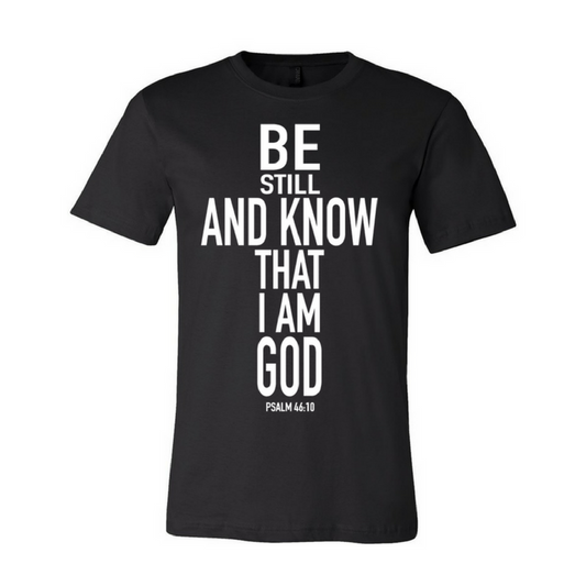 Be Still-Black Unisex Fine Jersey T-shirt