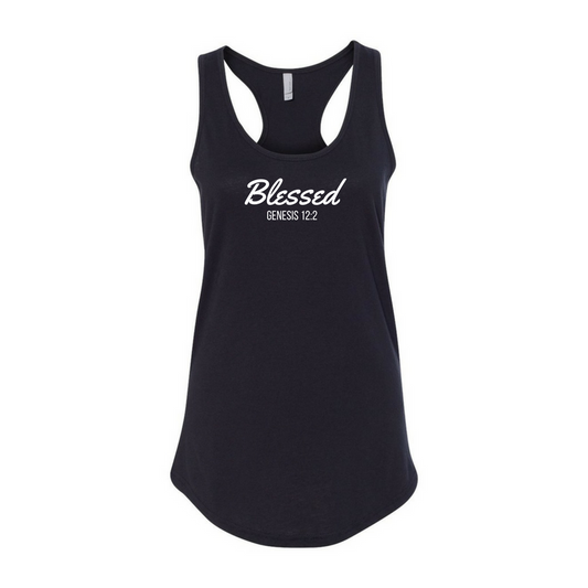 Blessed- Women's Ideal Racerback Tank