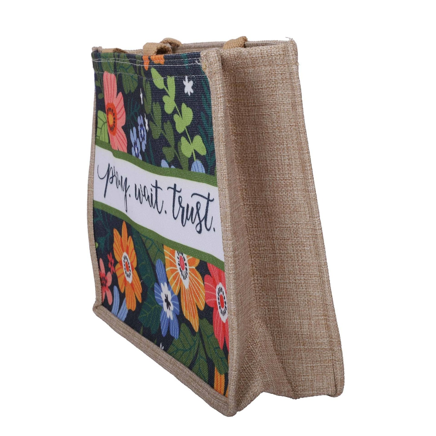 Tote Canvas Pray Wait Trust