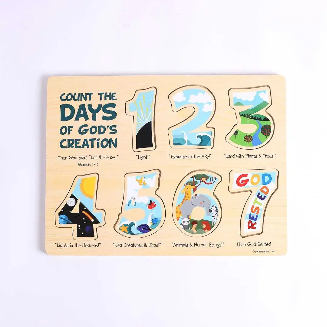Puzzle Wood 7 Days Of Creation