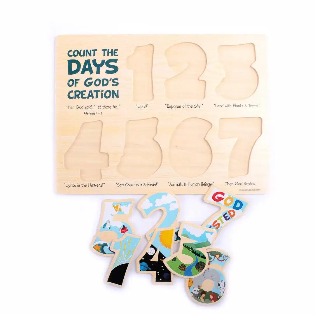 Puzzle Wood 7 Days Of Creation