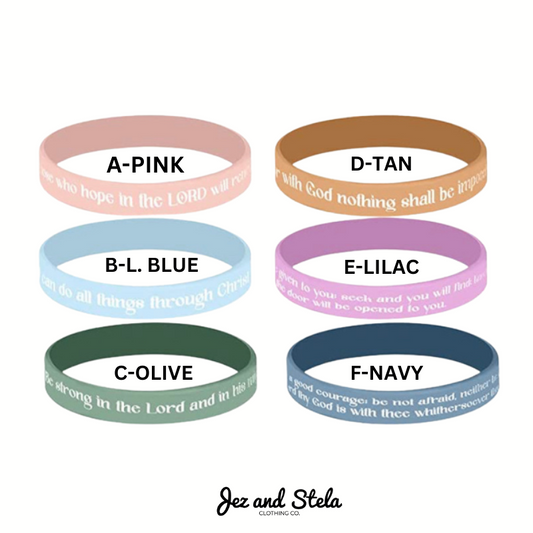 Silicon Bracelets Pastels