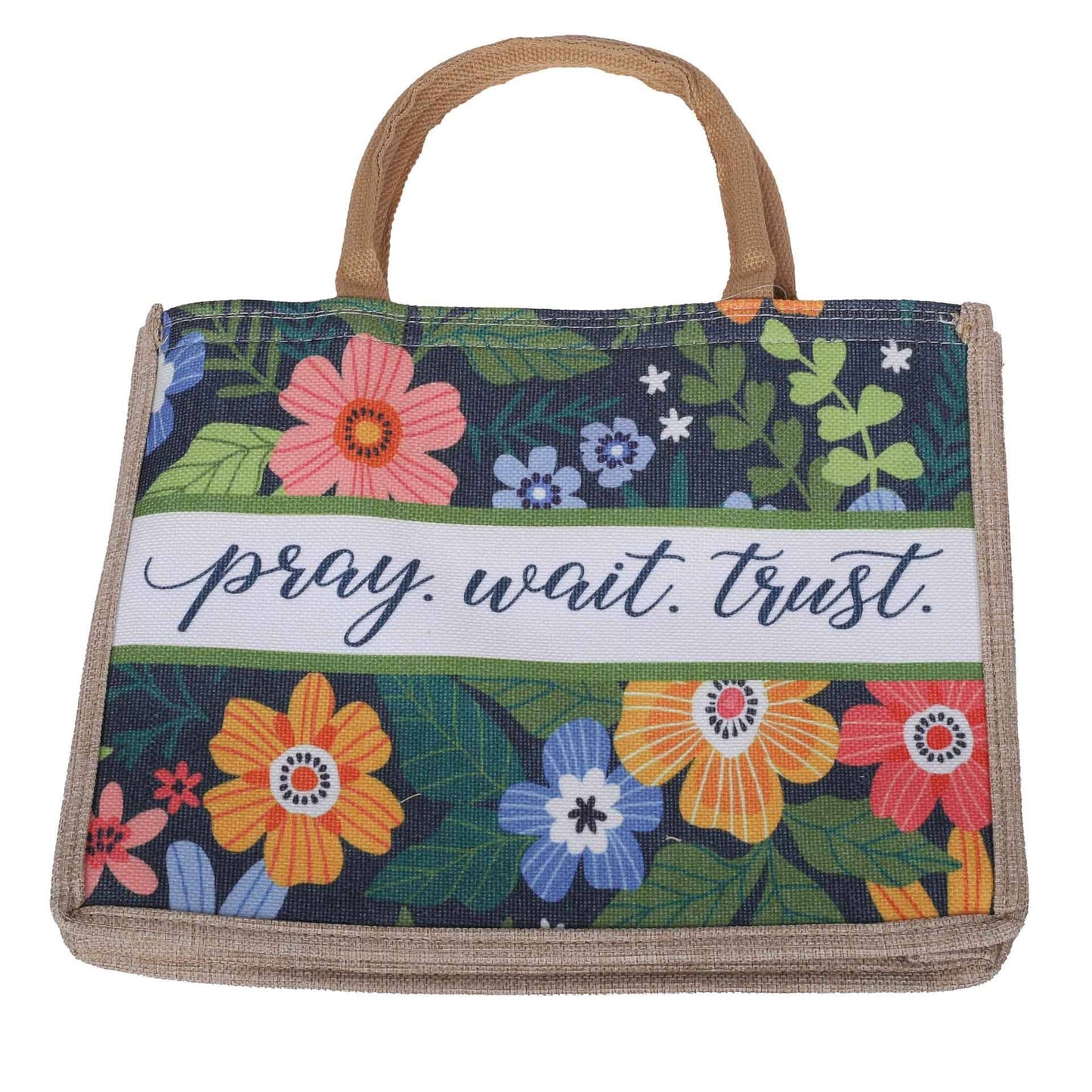 Tote Canvas Pray Wait Trust
