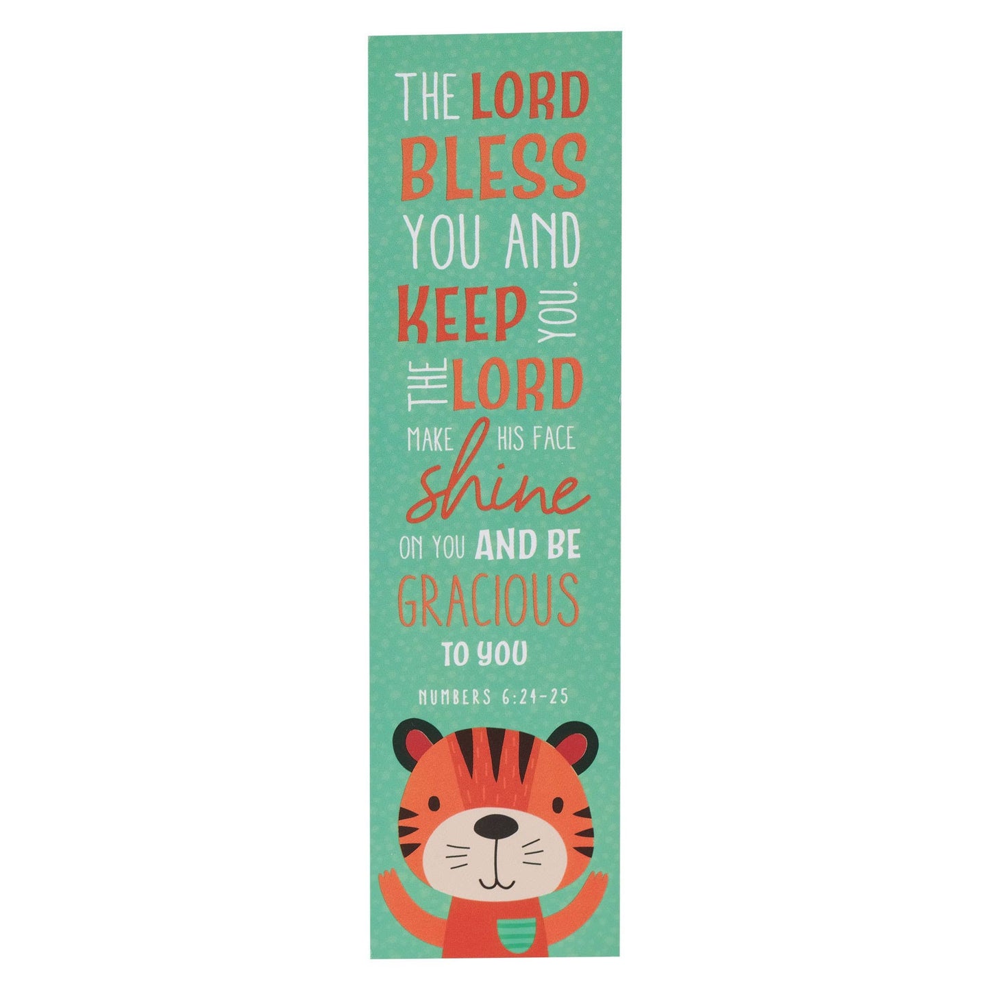 Bookmark Pack Green Tiger The Lord Bless You Num. 6:24-25