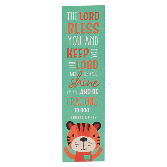 Bookmark Pack Green Tiger The Lord Bless You Num. 6:24-25