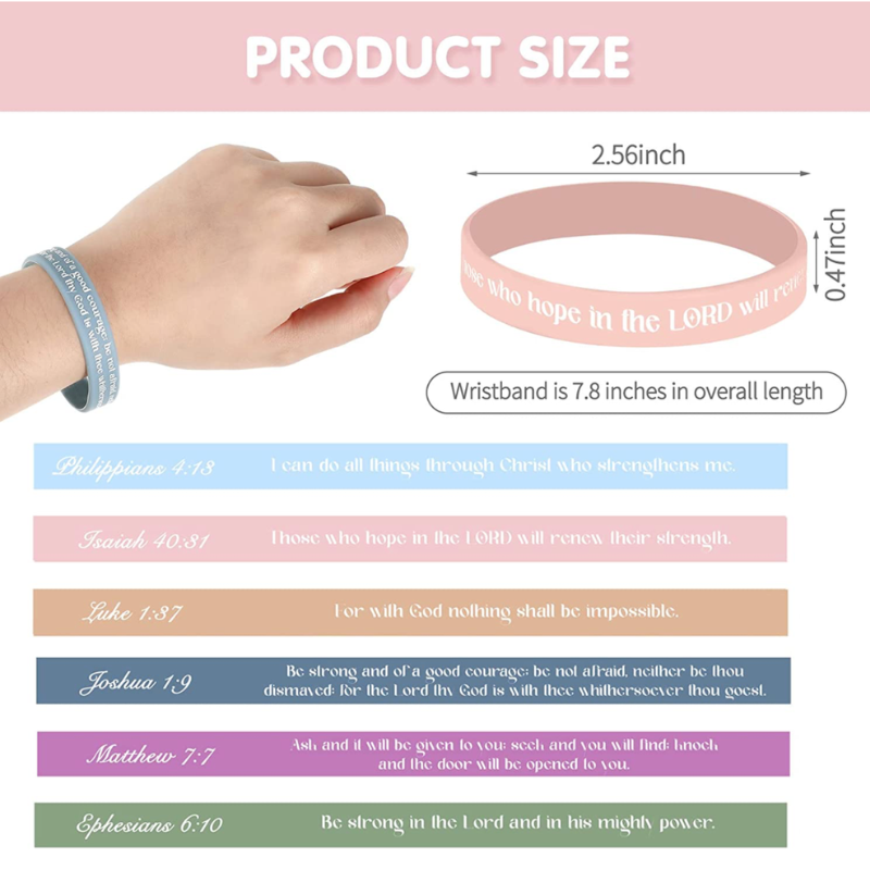 Silicon Bracelets-Pastels