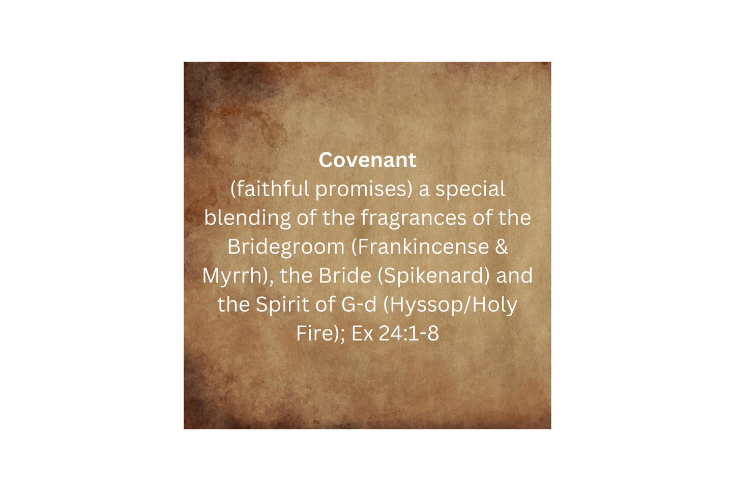 Covenant Prayer Oil - 1/4oz