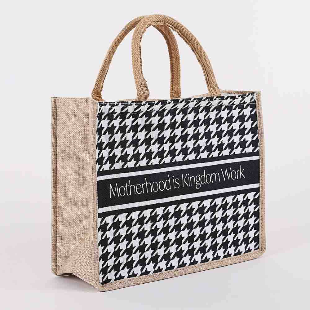 Tote Canvas Motherhood Is Kingdom Work