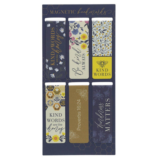 Magnetic Bookmark Set Kind Words Prov. 16:24