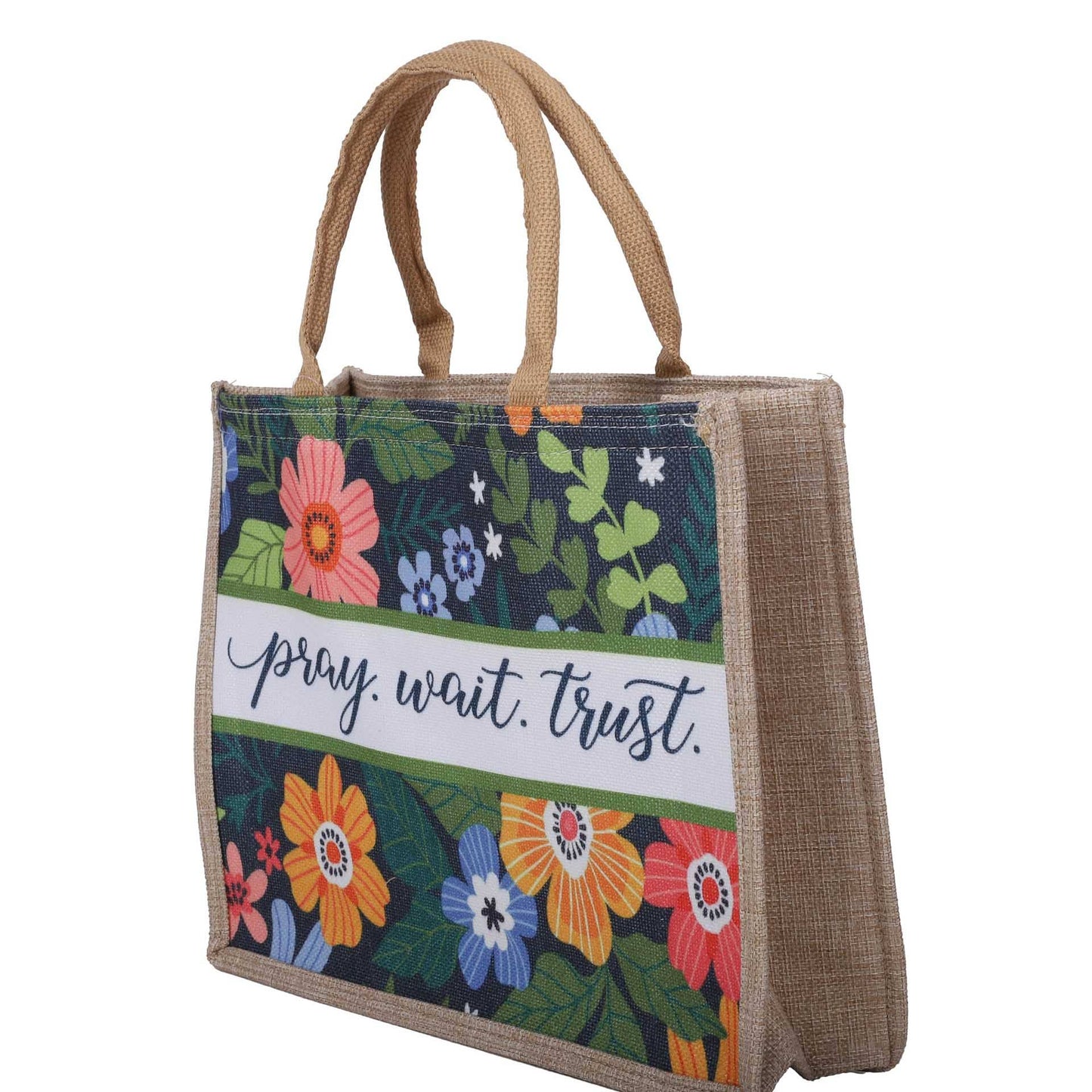 Tote Canvas Pray Wait Trust
