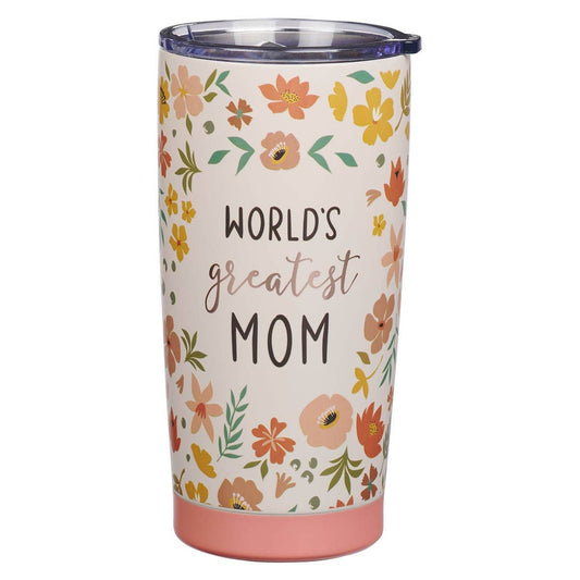 Tumbler SS Floral World's Greatest Mom