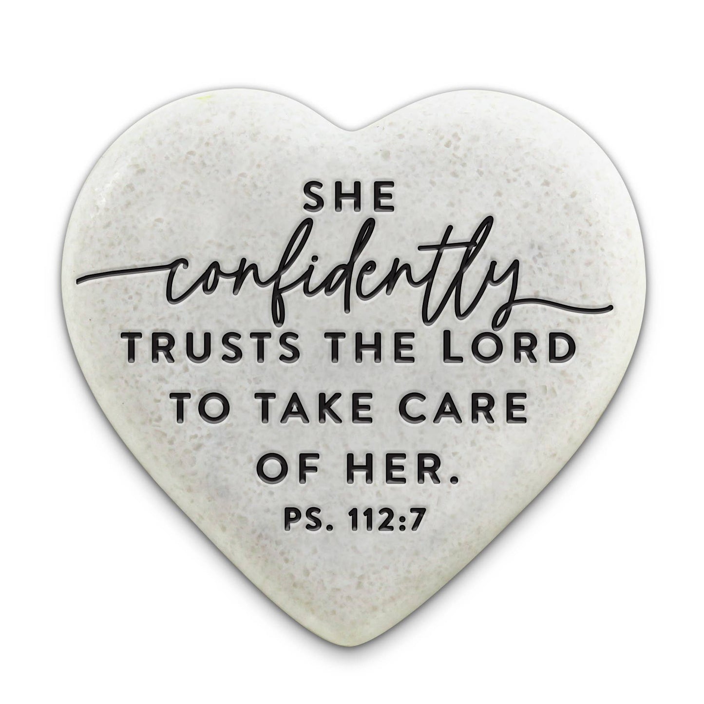 LCP Scripture Stone Hope Hearts Trusts - Heart Stone