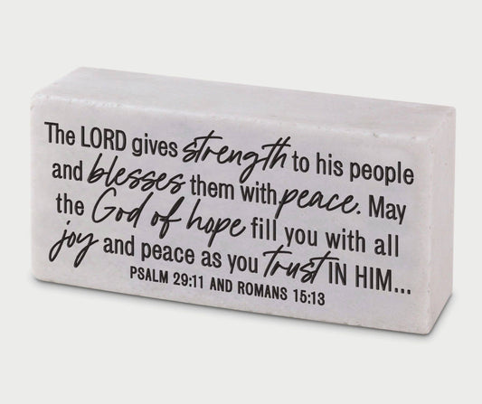 LCP Scripture Block The Lord Gives Strength
