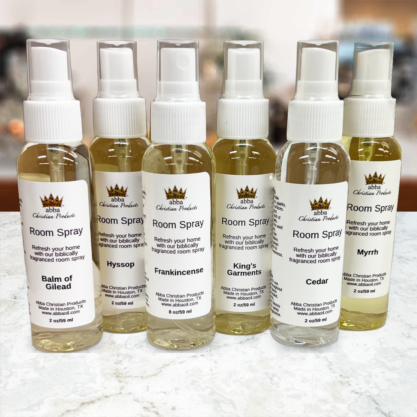 2oz Biblically Fragranced Room Spray: Holy Shroud Fragrance