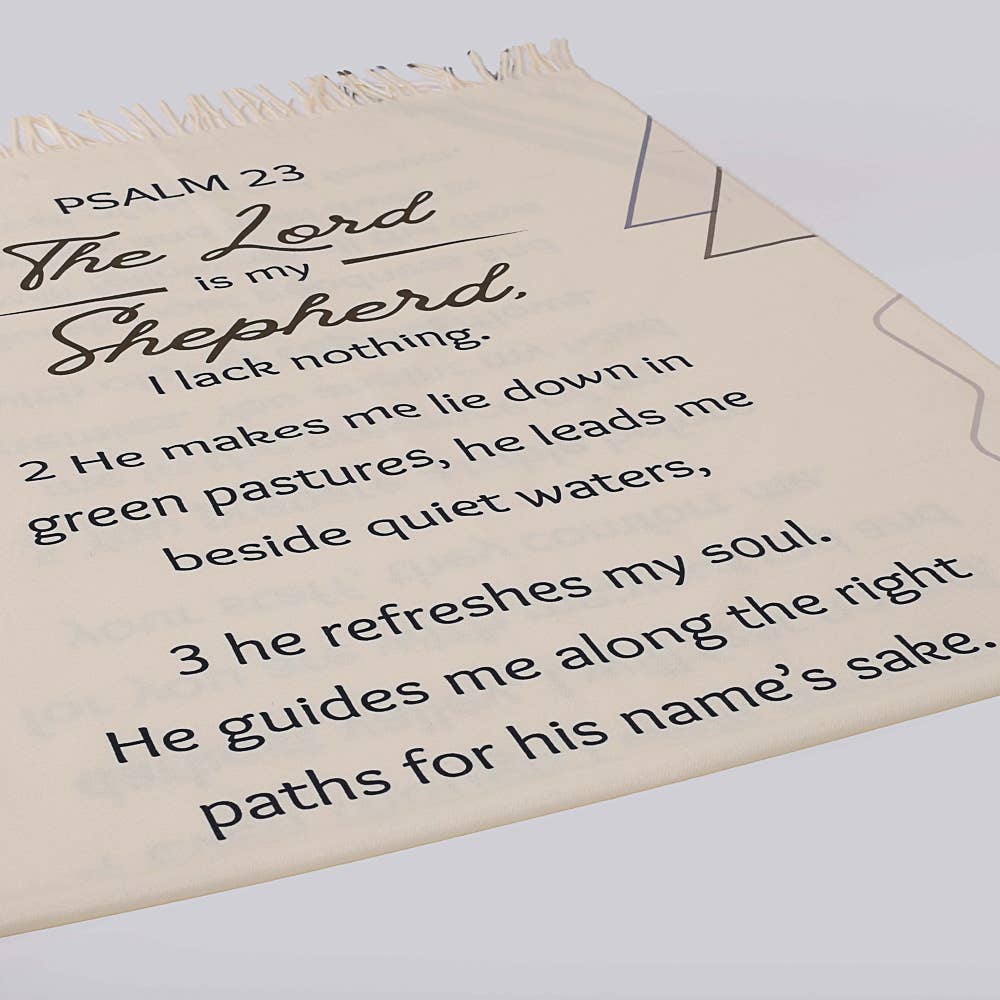 Shawl Fashion Prayer Psalm 23