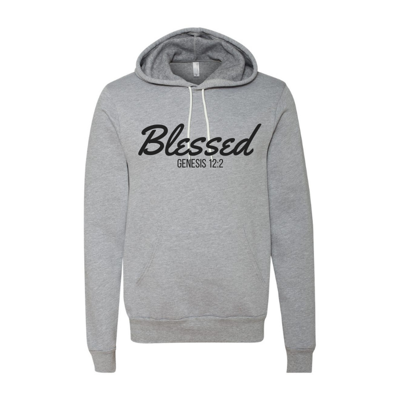 Blessed-Athletic Heather Unisex Pullover Hoody