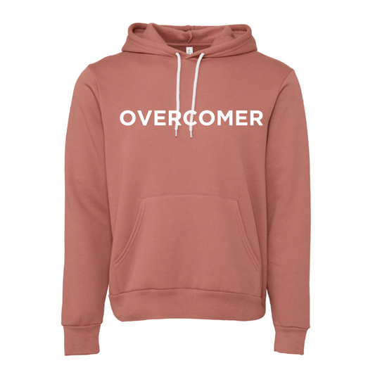 Overcomer- Mauve Unisex Pullover Hoody