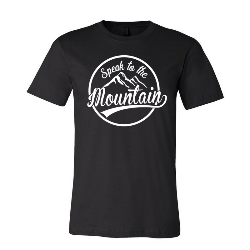 Speak to the Mountain-Unisex Fine Jersey T-shirt