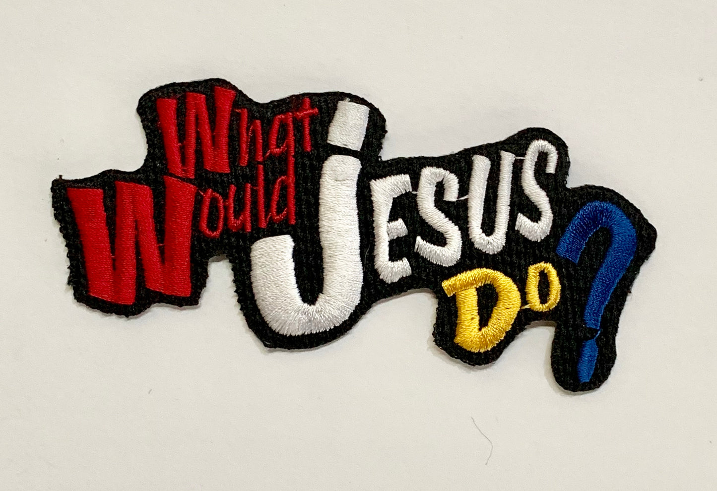 WWJD?-Embroidered Patch