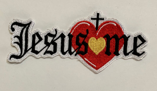 Jesus Loves Me-Embroidered Patch